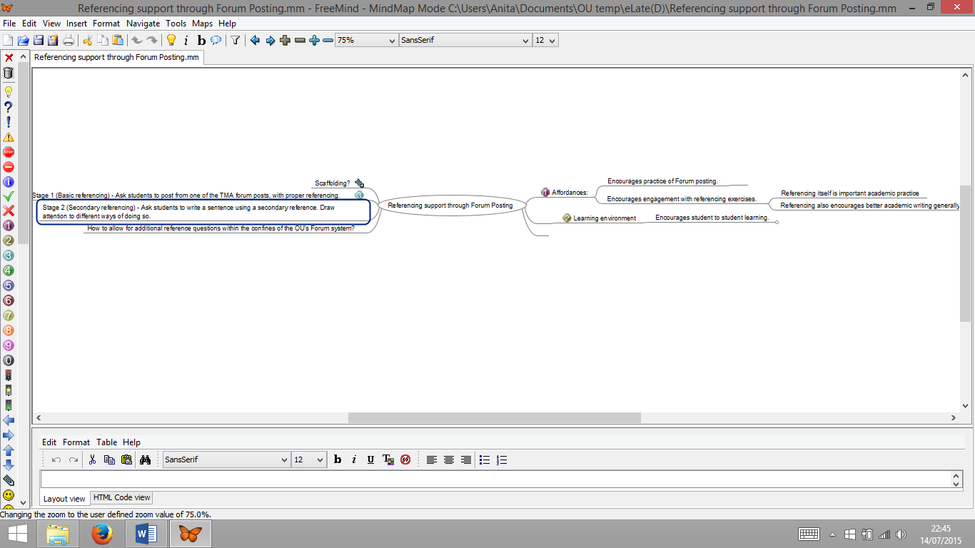 FreeMind diagramme