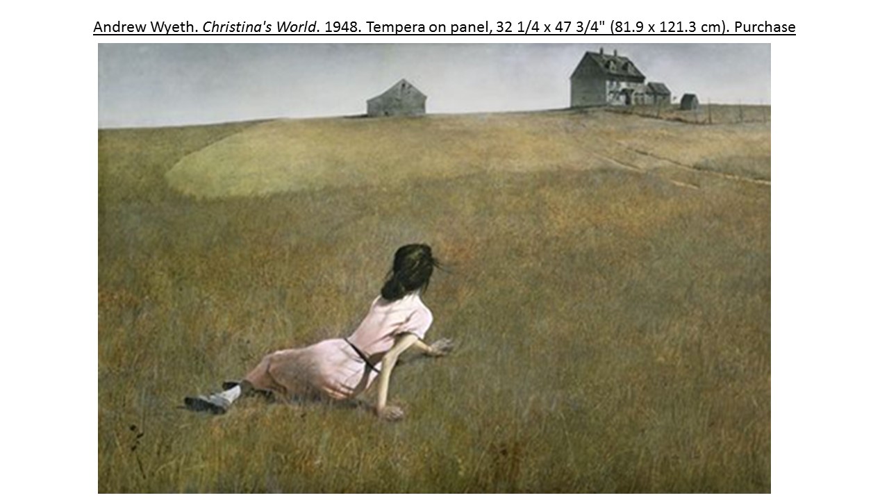 Wyeth 'Christina's Home' MoMA