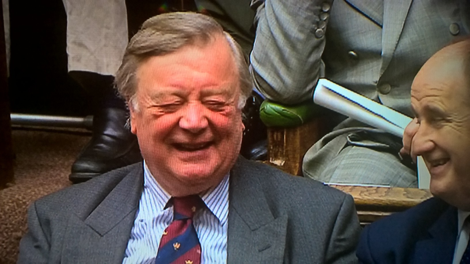 Ken Clarke chuckles as he is reminded of hat he said