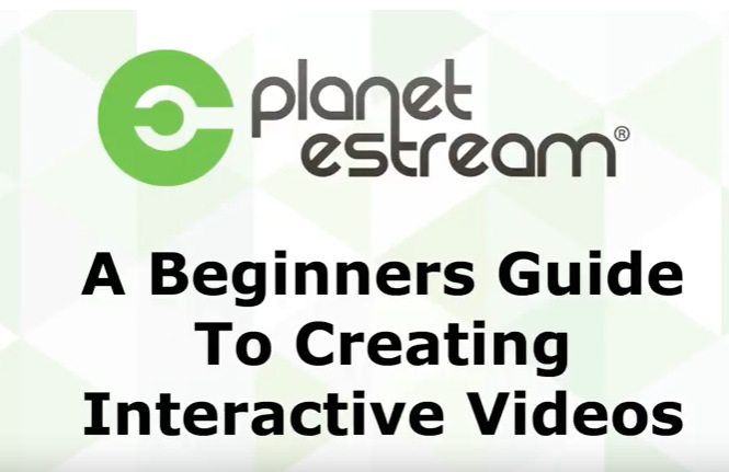 Planet eStream Logo and title on how to make interactive videos