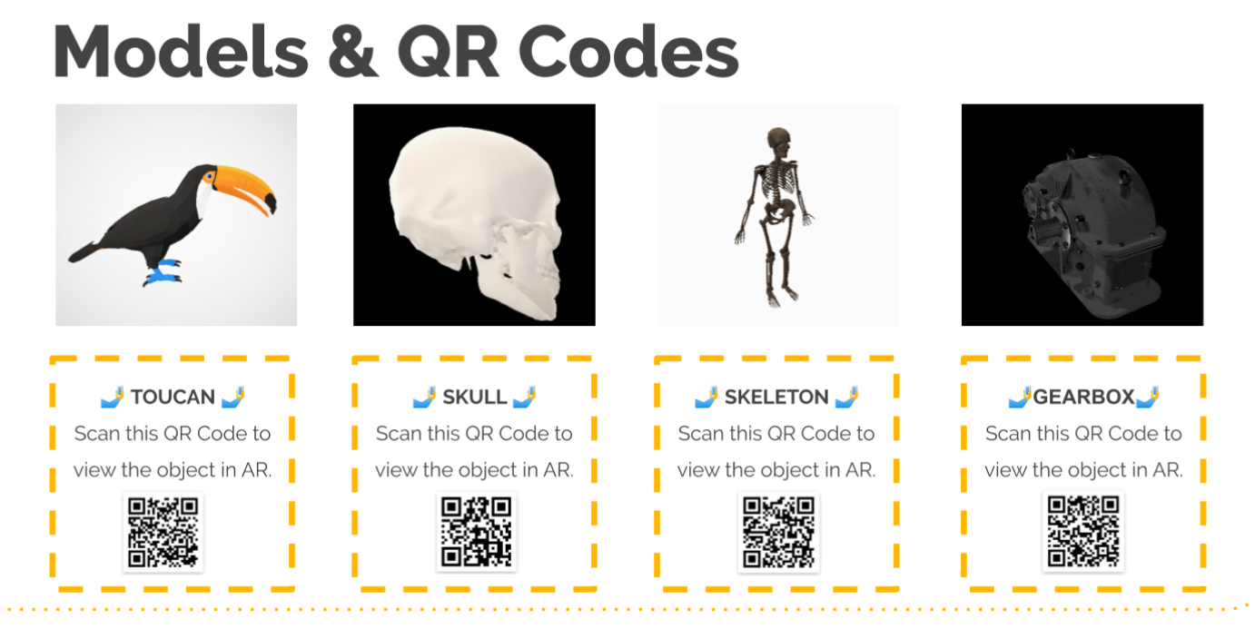Models and QR Codes