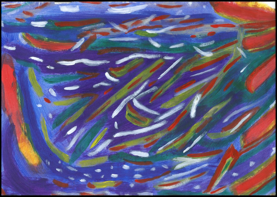 An image of an abstract painting (done by me)