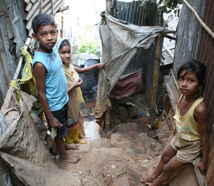 Bangladesh - unimproved toilet