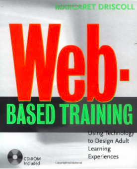 Cover of Web-Based Training, a book I bought from Amazone in 1999