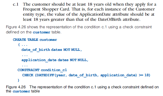 a check constraint