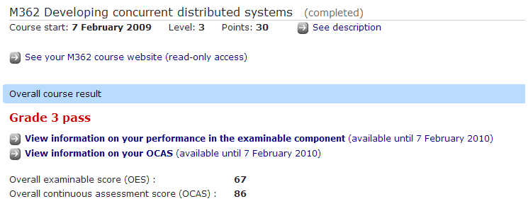 M362 result grade 3