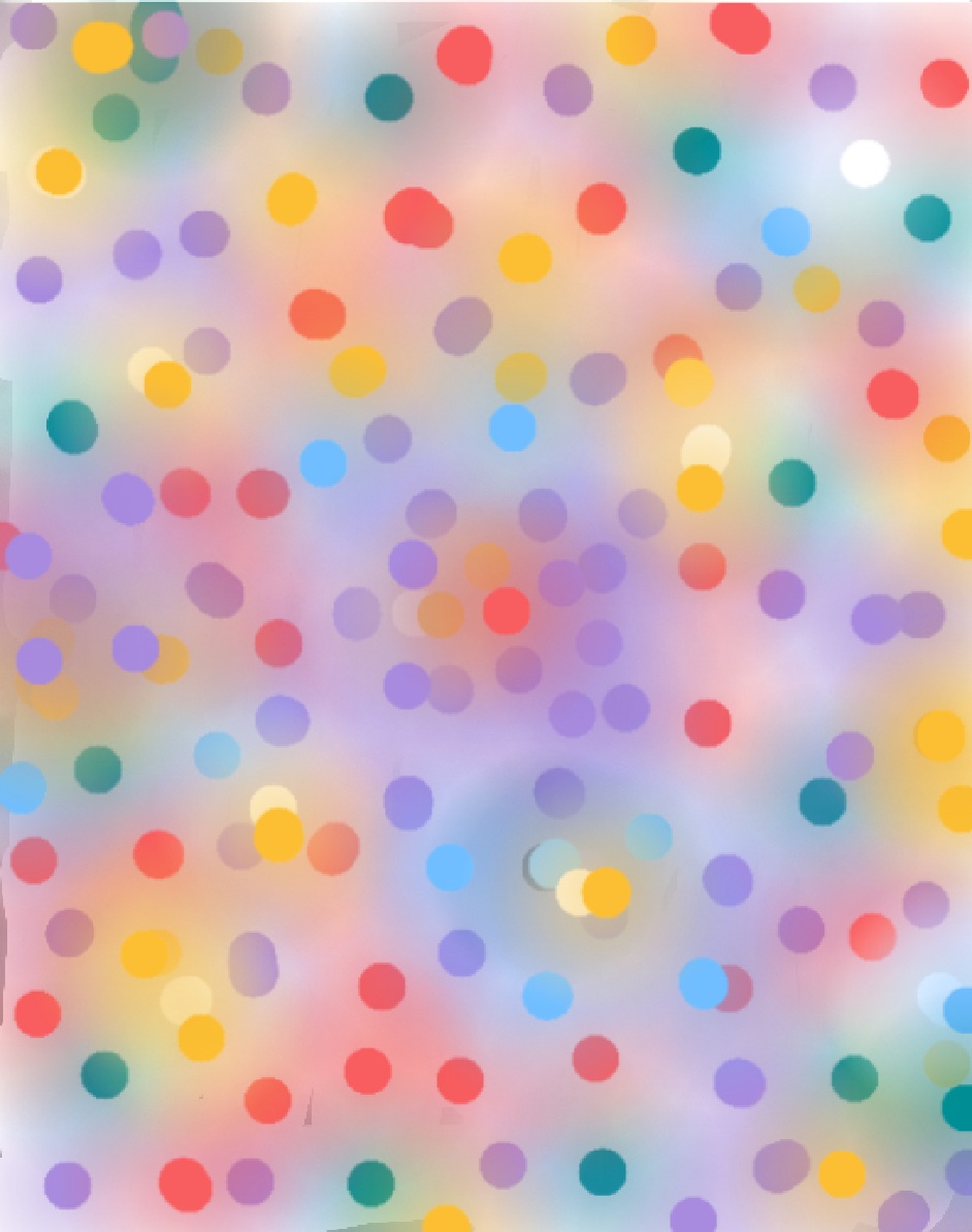 Multicoloured dots
