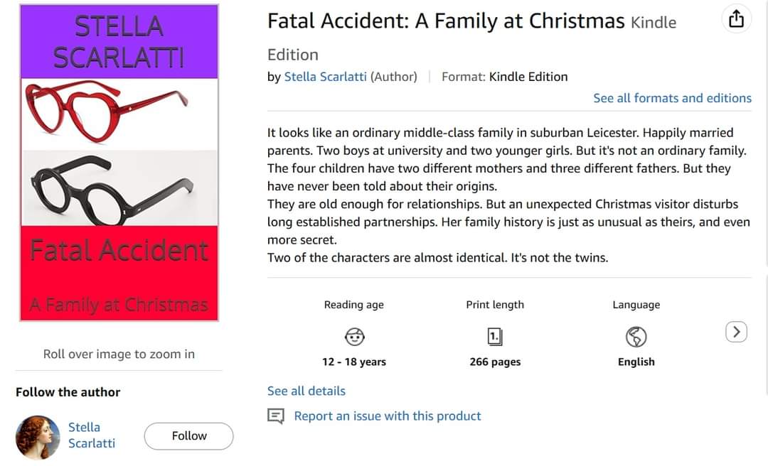 Book cover for Fatal Accident by Stella Scarlatti.