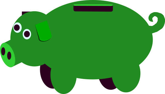 A stylised image of a piggybank