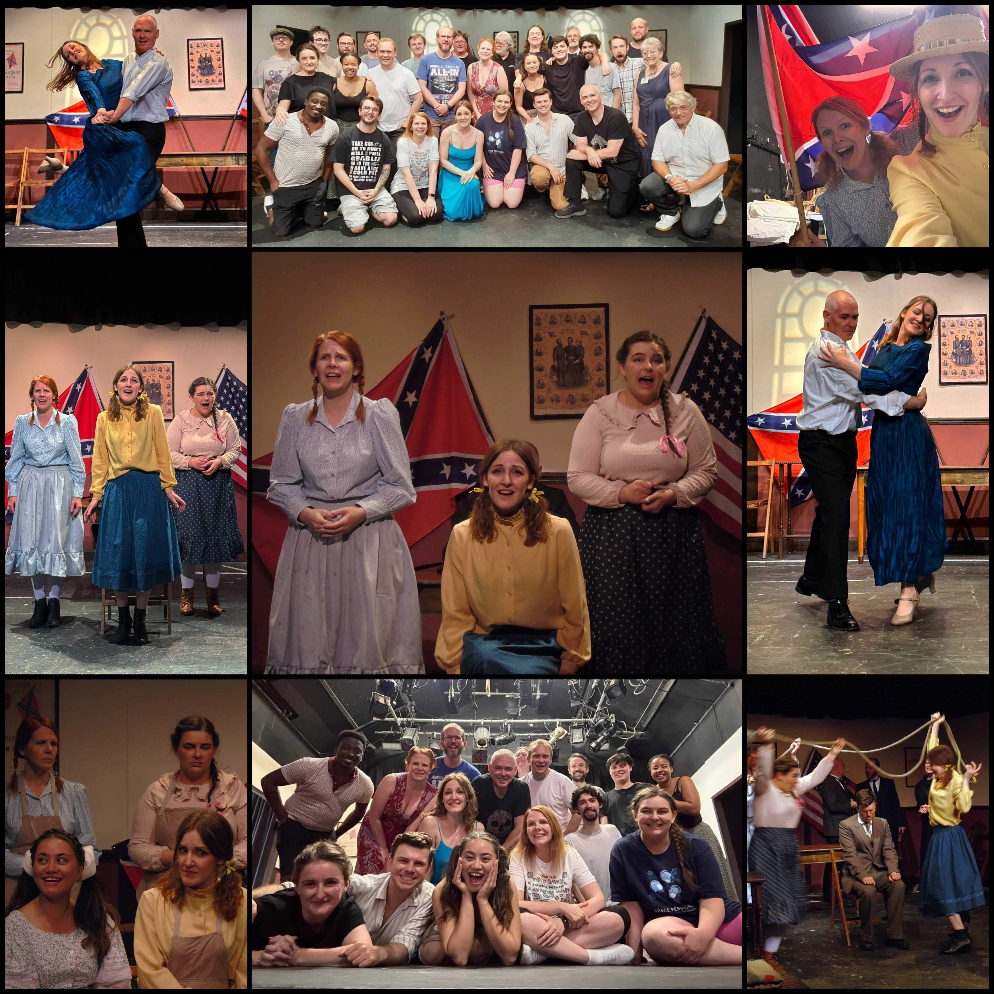 photos from a production of PARADE (the musical)