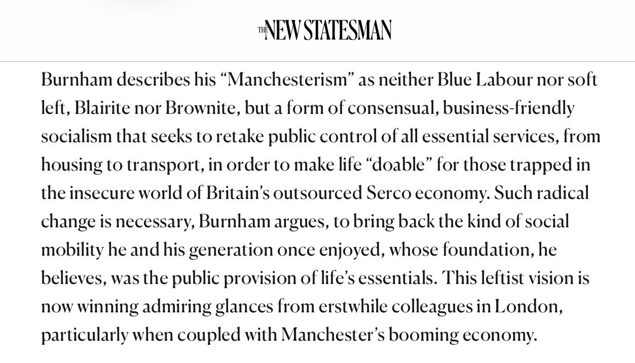 New Statesman extract