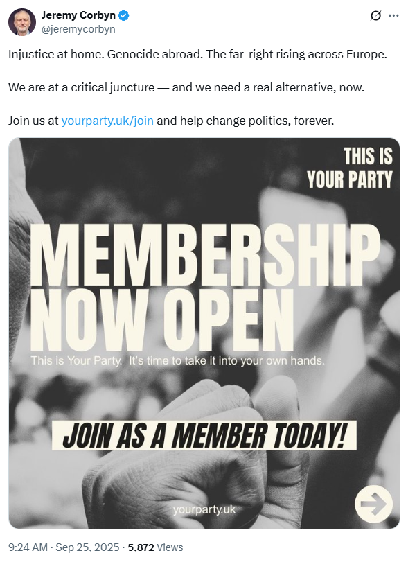 You Party membership opens