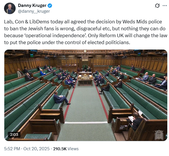 Danny Kruger tweet