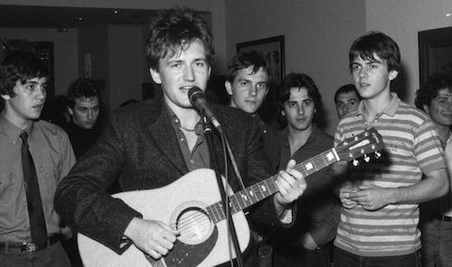 An AI-generated image of the author in his busking days.