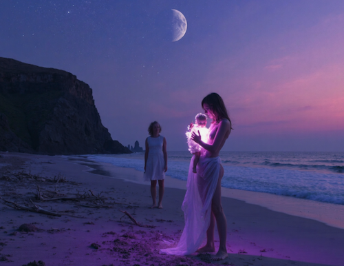 An AI-generated image of the author - that's me in the skit in the background i think!