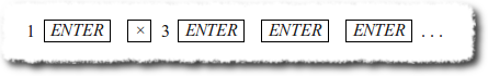 example calculator sequence