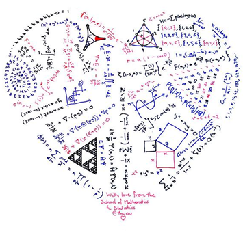 Maths heart image