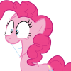 Pinkie pie from my little pony pulling an excited face